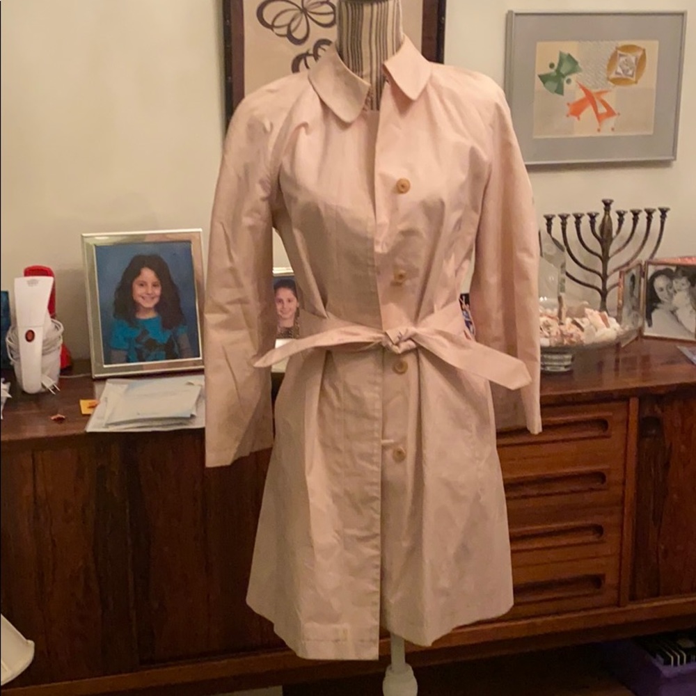 Burberry tie belt trench